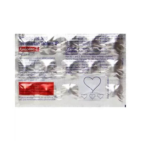 Amlodac T 40 mg/5 mg Tablet